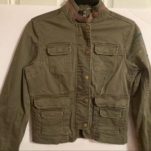 Aziz jacket dragonfly  embroidery on the back